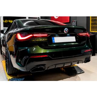 Difuzor bara spate cu ornamente evacuare (pentru G22/G23 M-Sport) foto 1