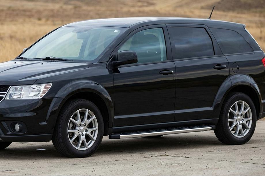 Fiat Freemont 2011-2016 Praguri Laterale BlackLine (2 buc, Aluminiu) Image