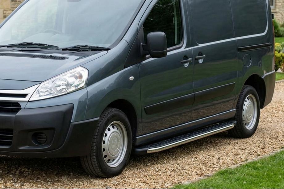 Fiat Scudo 2007-2015 Praguri Laterale BlackLine (2 buc, Aluminiu) Image