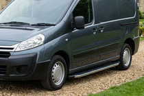 Citroen Jumpy 2007–2017 Praguri Laterale BlackLine (2 buc, Aluminiu) foto 1