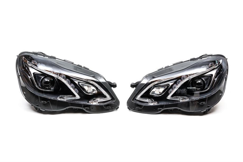 Mercedes E-сlass W212 2009-2016 Faruri fata (2 buc., facelift, fara unitati de control, pentru masini cu optica halogena din fabrica) Image