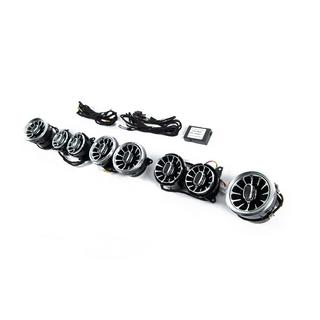 Deflectoare pentru guri de ventilatie LED (2018-2022, 64 culori) Mercedes S-сlass W222 2013-2022 foto 3