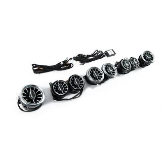 Deflectoare pentru guri de ventilatie LED (2018-2022, 64 culori) Mercedes S-сlass W222 2013-2022 foto 4