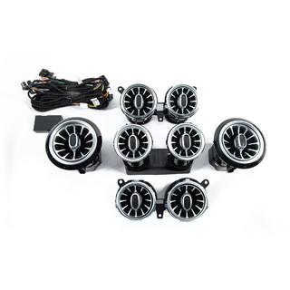 Deflectoare de aerisire LED (64 culori) Mercedes E-сlass W213 2016-2023 foto 2