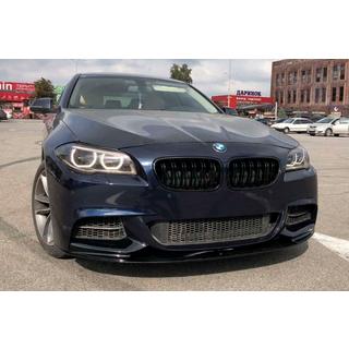 Prelungire bara fata MP-Style (pentru M-Performance, negru lucios) BMW 5 Series F10/F11 2010–2016 foto 4