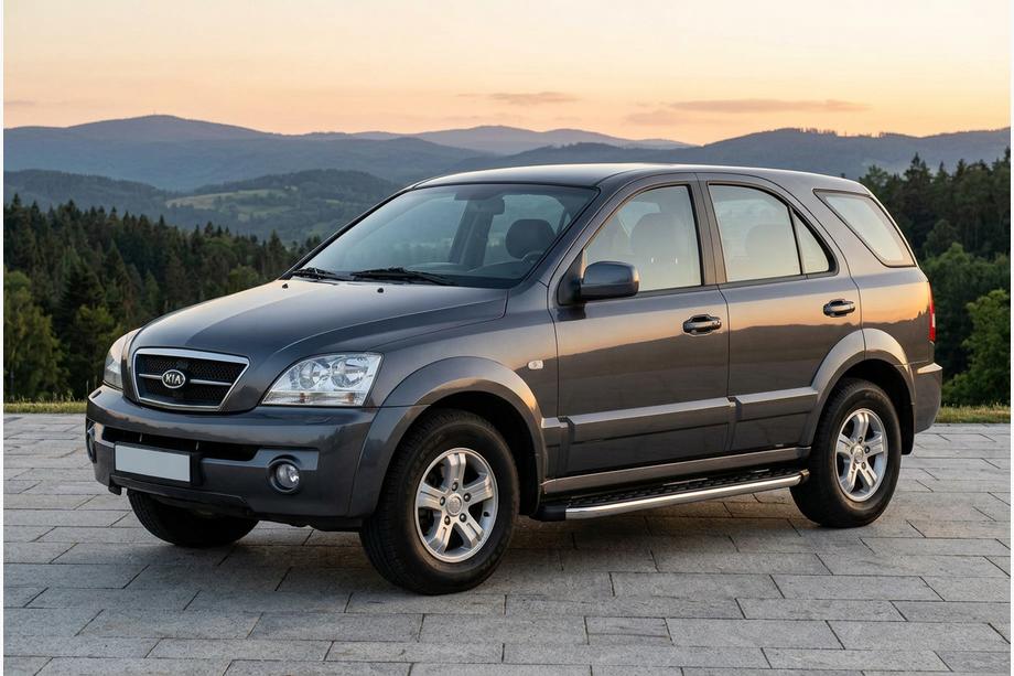 Kia Sorento I BL 2002-2009 Praguri Laterale BlackLine (2 buc, Aluminiu) Image