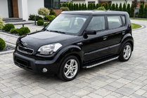 Kia Soul I 2008-2013 Praguri Laterale BlackLine (2 buc, Aluminiu) foto 1