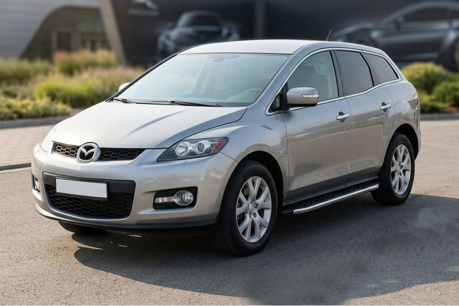 Mazda CX-7 2006-2012 Praguri Laterale BlackLine (2 buc, Aluminiu) Image