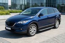 Mazda CX-9 2007-2016 Praguri Laterale BlackLine (2 buc, Aluminiu) foto 1