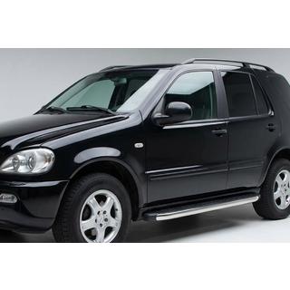Praguri Laterale BlackLine (2 buc, Aluminiu) Mercedes ML W163 1997-2005 foto 1