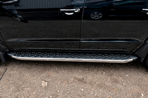 Volkswagen Amarok 2010-2022 Praguri Laterale BlackLine (2 buc, Aluminiu) foto 2