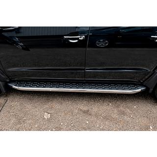 Praguri Laterale BlackLine (2 buc, Aluminiu) Volkswagen Amarok 2010-2022 foto 2