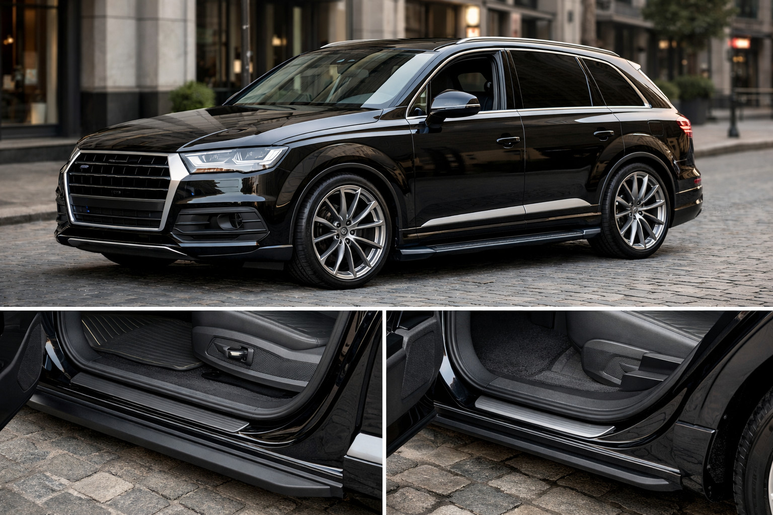 Upgrade de start pentru oras la Audi Q7: garda, confort si praguri curate