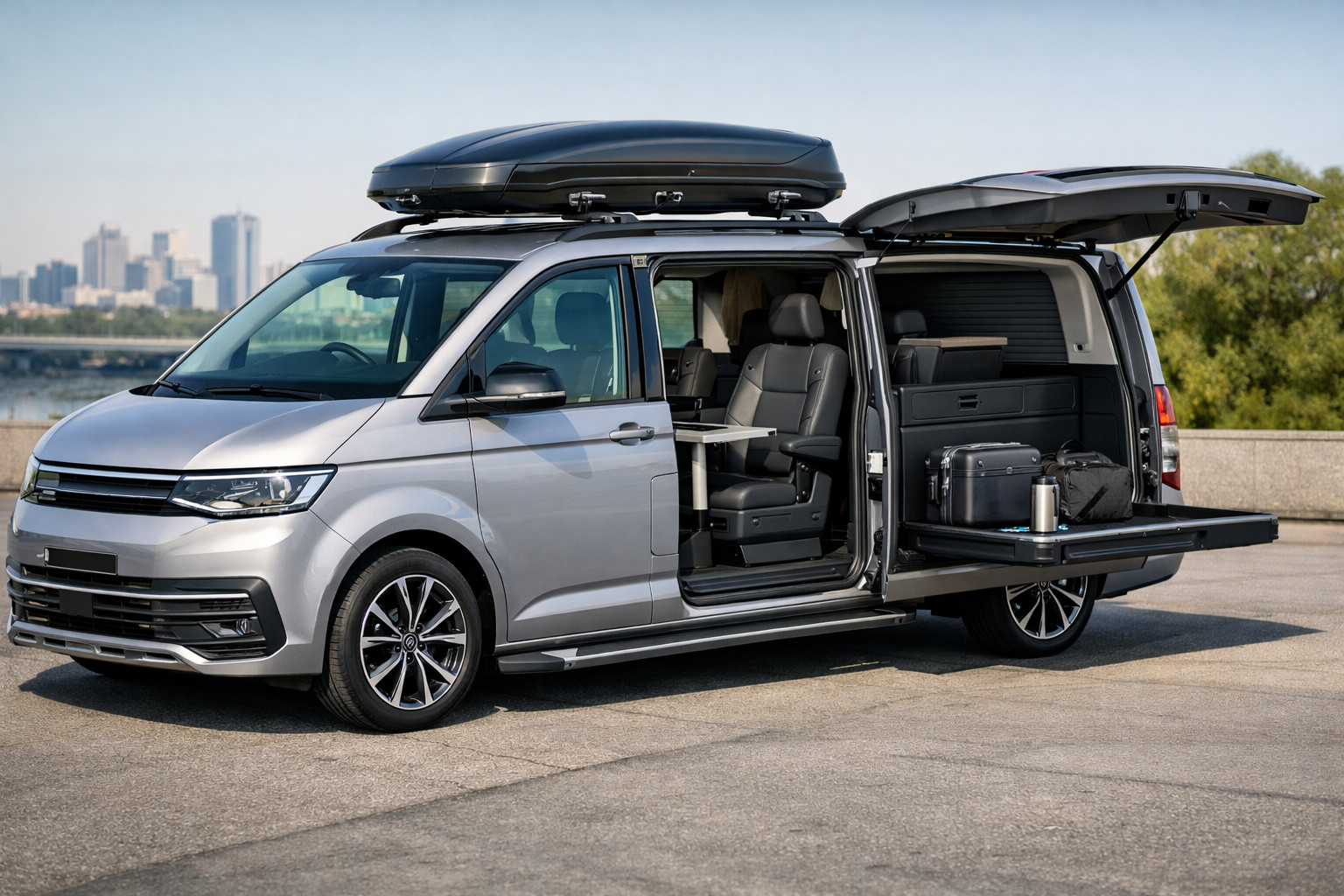 Pachet de modificari Volkswagen Transporter T7 pentru interurban si business