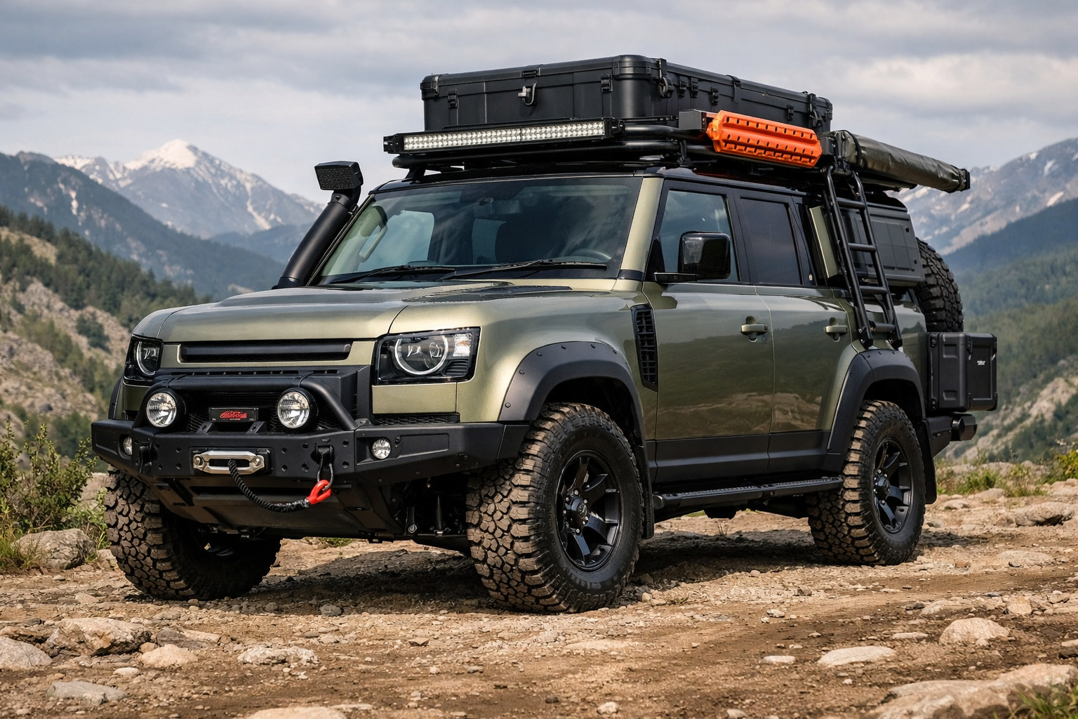 Pachet de modificari pentru Land Rover Defender 2019+ pentru calatorii si look robust