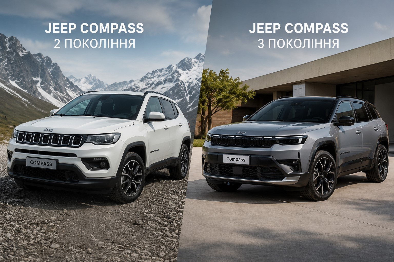 Noul Jeep Compass, generatia a 3-a vs Compass 2: comparatie detaliata