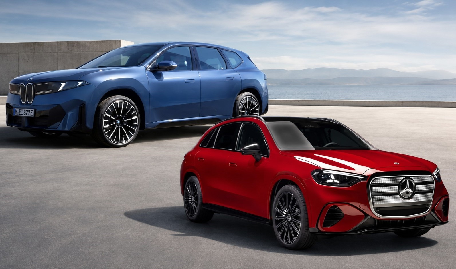 Mercedes-Benz GLC EQ 2027 vs BMW iX3 2027: care crossover electric de noua generatie e mai bun?