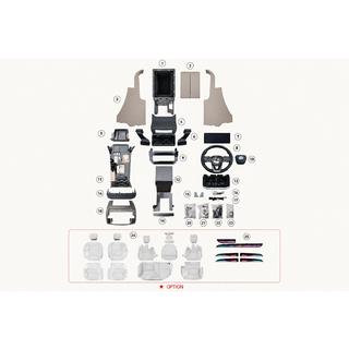 Kit upgrade interior (ornamente bord) pentru Lexus GX460 2023 Style foto 4