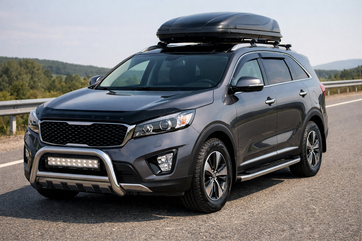 Upgrade practic pentru Kia Sorento III UM 2014-2020: pentru traseu si protectia capotei
