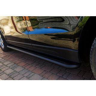 Praguri laterale Premium Black (2 buc., inox) Audi Q5 2008-2017 foto 1