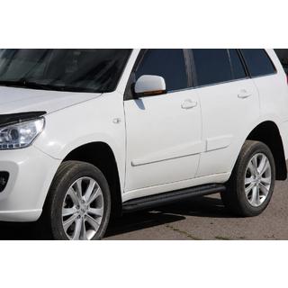 Praguri laterale Premium Black (2 buc., inox) Chery Tiggo 1 2005-2016 foto 3