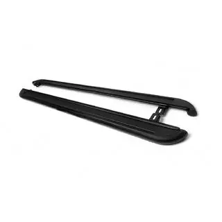 Praguri laterale Premium Black (2 buc., inox) foto 2