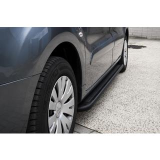 Praguri laterale Premium Black (2 buc., inox) Citroen Berlingo 2008-2018 foto 1