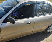 Daewoo Lanos 1998-2017 Ornamente Geamuri Otel Inoxidabil (4 buc) foto 2