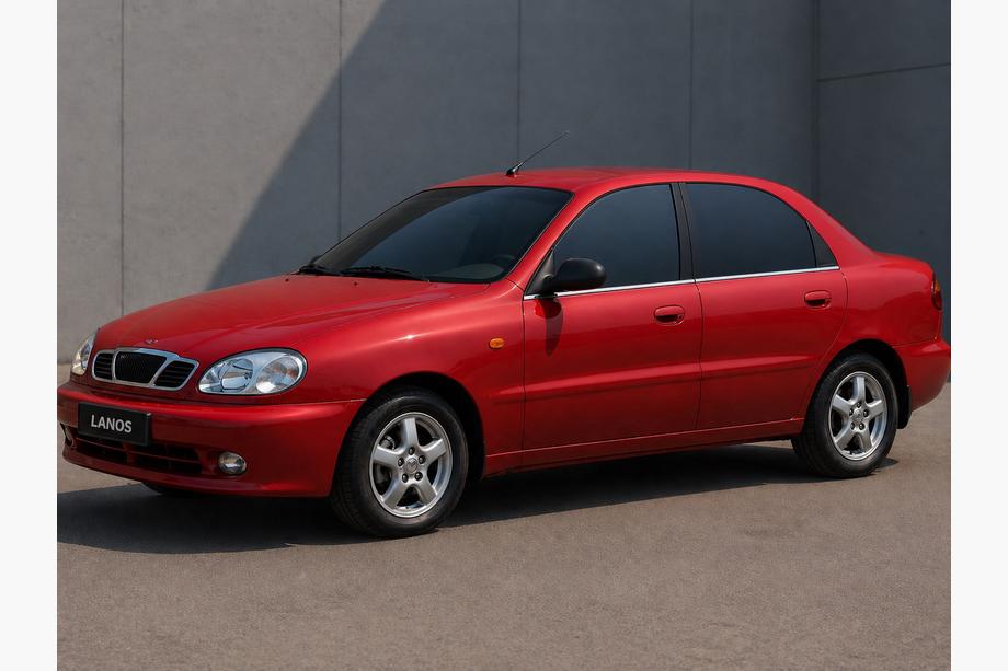 Daewoo Lanos 1998-2017 Ornamente Geamuri Otel Inoxidabil (4 buc) Image