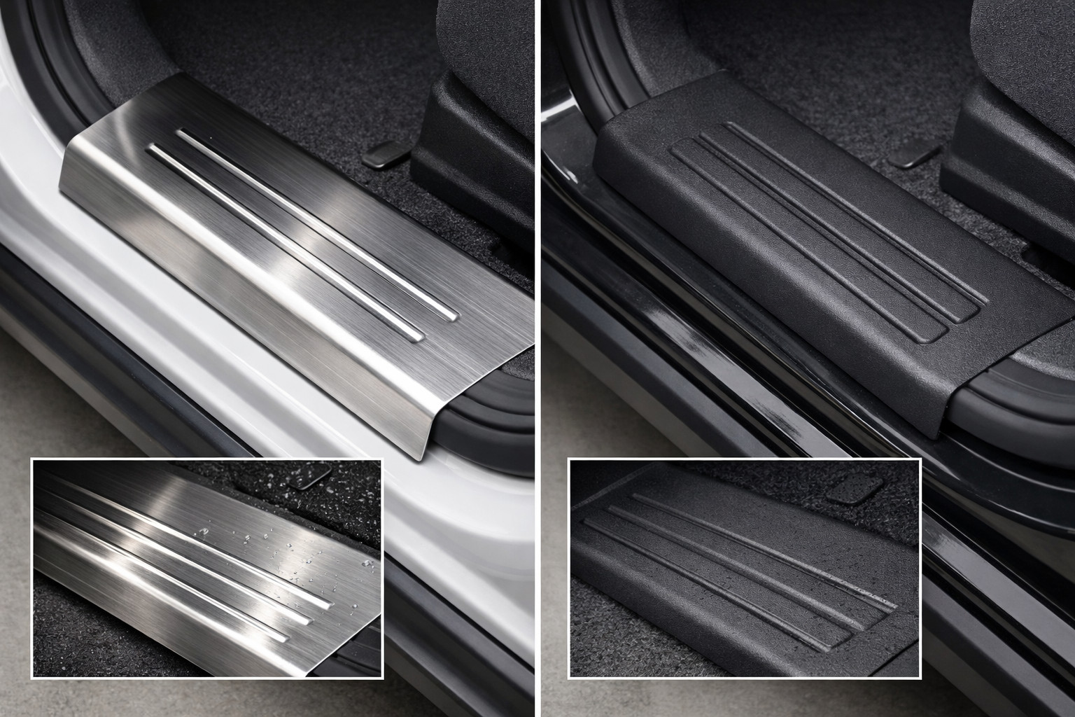 Protectii praguri din inox sau plastic: ce e mai practic zilnic