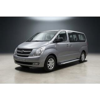Praguri Laterale Allmond Grey (2 buc, Aluminiu) Hyundai H300, H1, Starex 2008-2020 foto 1