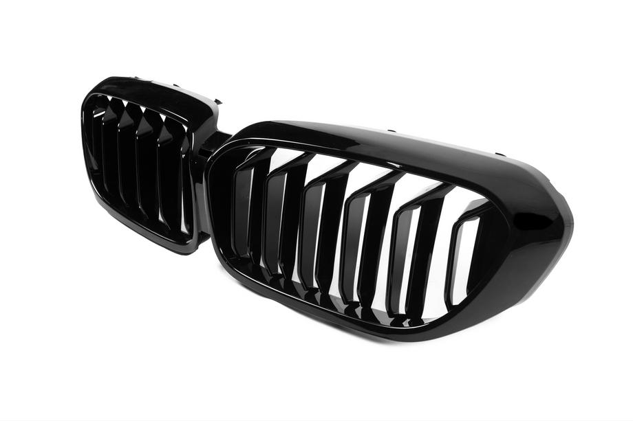 BMW Seria 5 G30/G31 2017–2023 Grile tip rinichi M-Look LCI-Design (2017-2020, negru lucios) Foto 2
