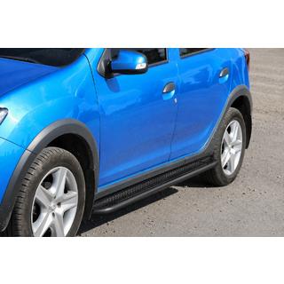 Praguri laterale KB001 (inox) Black Dacia Sandero 2013-2020 foto 2
