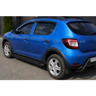 Praguri laterale KB001 (inox) Black Dacia Sandero 2013-2020 foto 1