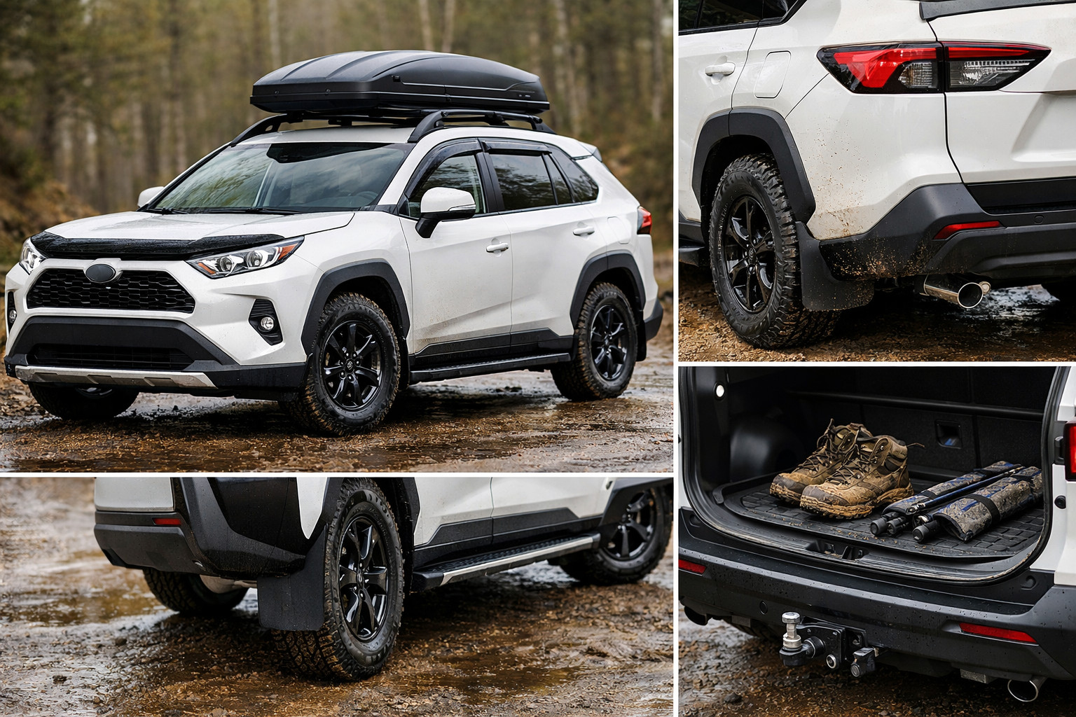 Upgrade practic pentru Toyota RAV4 2019+ pentru ploaie, noroi si autostrada