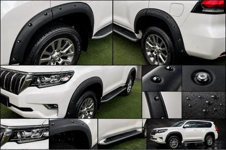 Extensii de aripi pentru Toyota Land Cruiser Prado 150: schimba aspectul si protejeaza caroseria