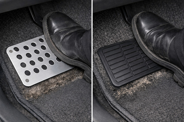 Protectie calcai din aluminiu sau cauciuc: ce protejeaza mai bine covorasele Fotografie 1