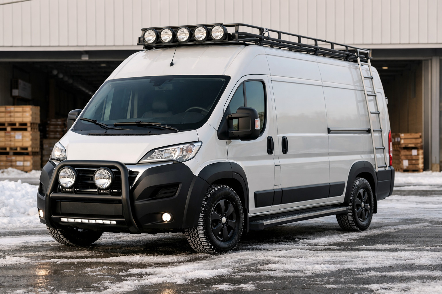 Upgrade de baza pentru Fiat Ducato 2014+ pentru munca, iarna si rulaje mari