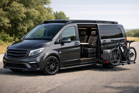 Upgrade de baza pentru Mercedes Vito/V-class W447: pasageri si autostrada Fotografie 1