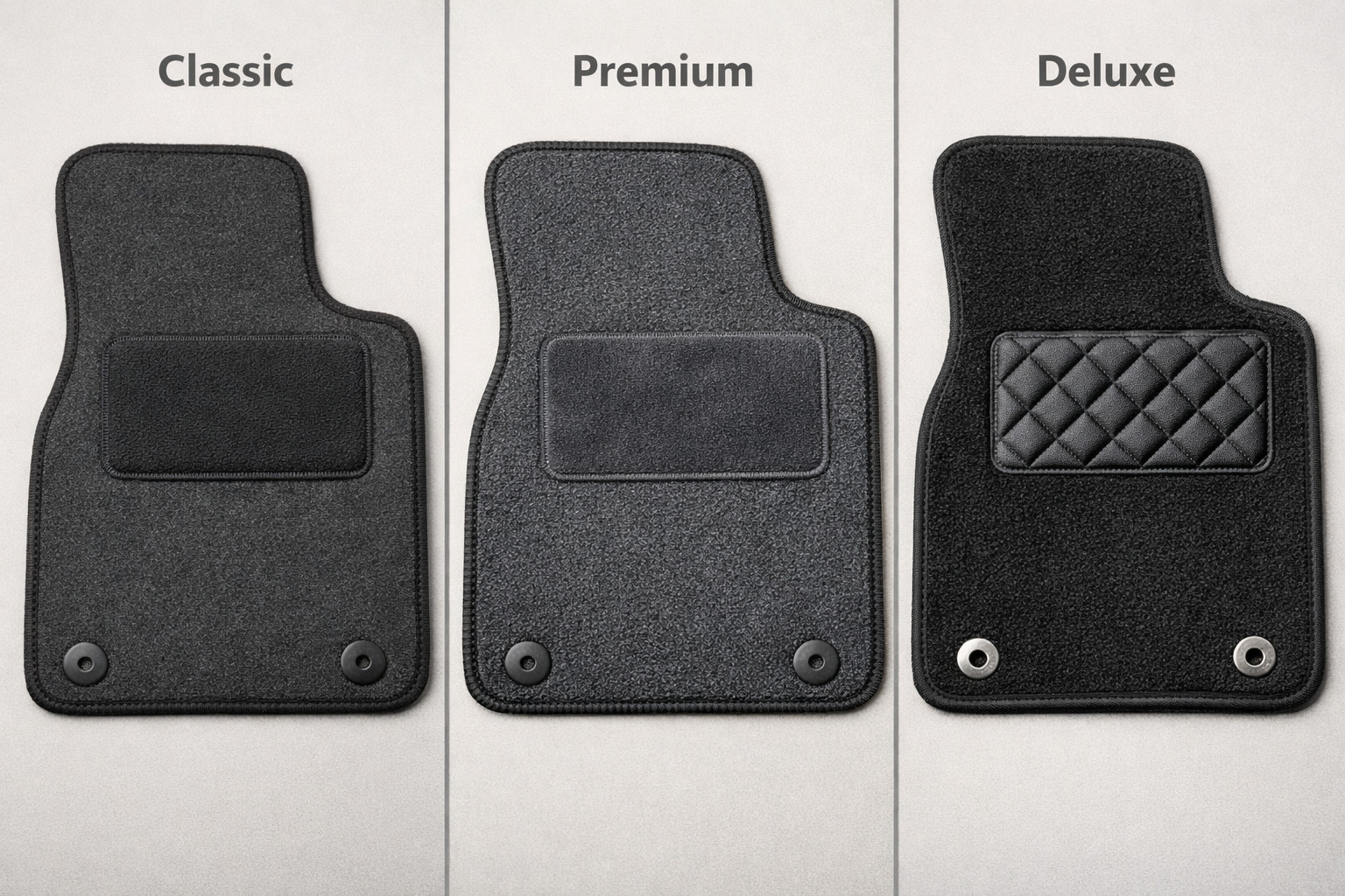 Covorase textile Classic, Premium sau Deluxe: ce nivel sa alegi