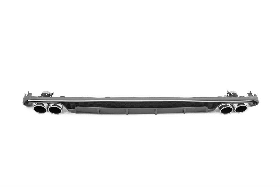 Audi A6 C7 2011–2018 Difuzor spate cu ornamente evacuare S-Style (pentru S / S-Line 2014-2018) Foto 2
