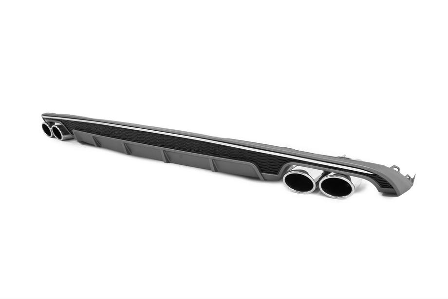 Audi A6 C7 2011–2018 Difuzor spate cu ornamente evacuare S-Style (pentru S / S-Line 2014-2018) Foto 4
