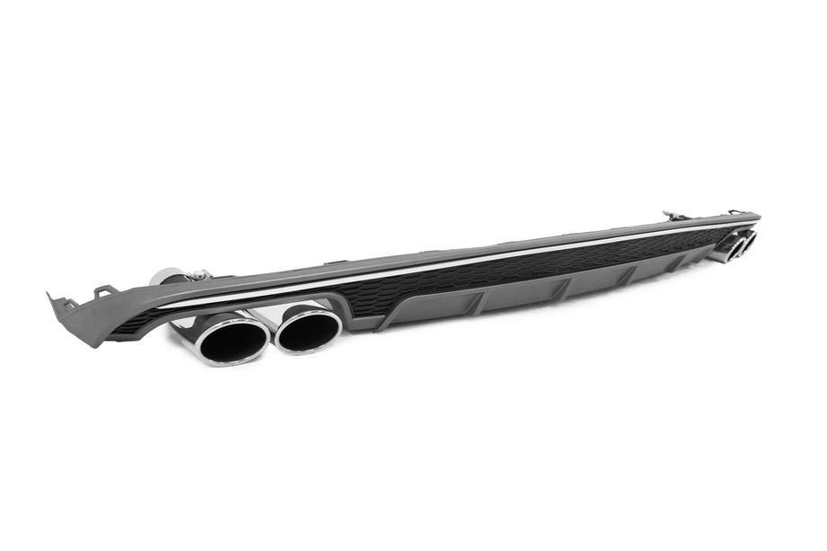 Audi A6 C7 2011–2018 Difuzor spate cu ornamente evacuare S-Style (pentru S / S-Line 2014-2018) Foto 5