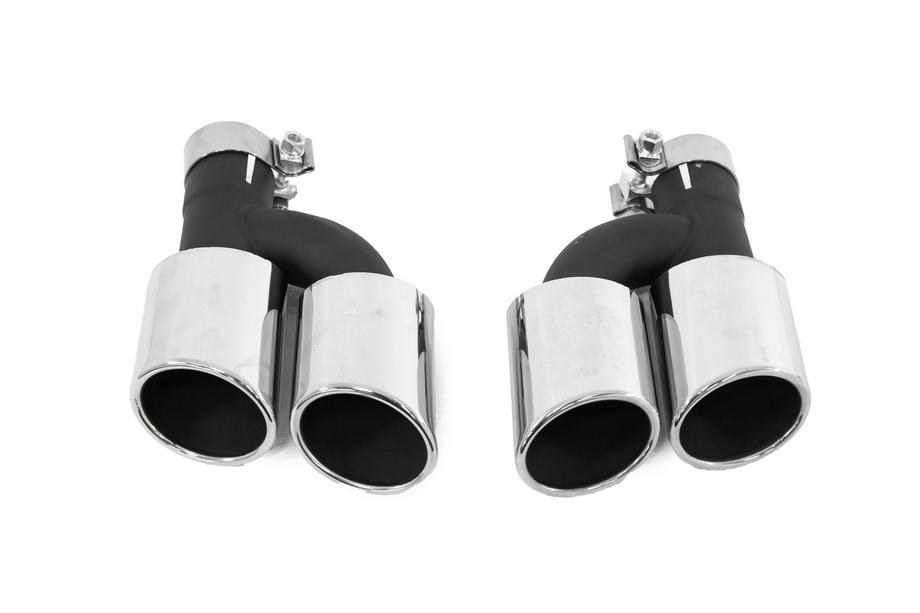 Audi A6 C7 2011–2018 Difuzor spate cu ornamente evacuare S-Style (pentru S / S-Line 2014-2018) Foto 13