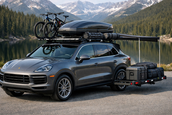 Ce sa montezi pe Porsche Cayenne 2018+ pentru acoperis si calatorii Fotografie 1