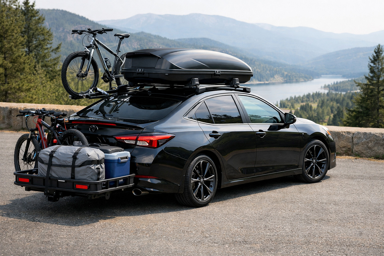 Ce sa montezi pe Toyota Camry 2024 pentru bagaje si calatorii