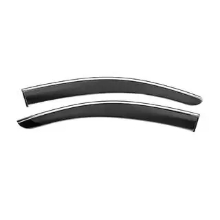 Deflectoare geamuri cu ornament cromat Niken Luxury (2 buc) foto 2