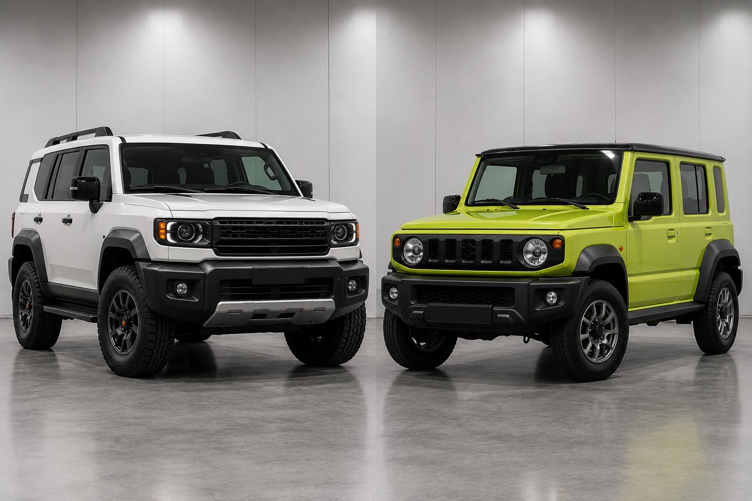 Toyota Land Cruiser FJ 2026 vs Suzuki Jimny 5-Door: care e mai bun?