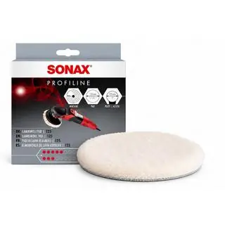Disc de lustruire din lana naturala de oaie si poliester 125 mm Sonax foto 1