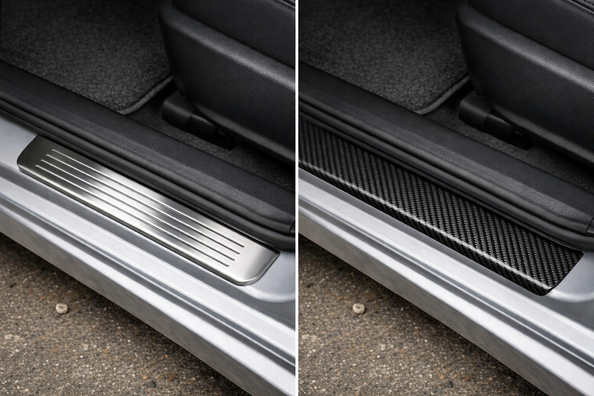 Protectii praguri din inox sau carbon: ce e mai practic pentru masina de zi cu zi